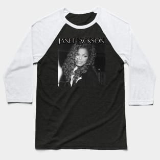 Rétro Janet Jackson Graphic Baseball T-Shirt